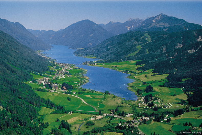 lake Ossiach - lakes and mountains holidays in tirol, austria, holiday rentals 