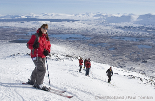 arrochar - skiing at glencoe