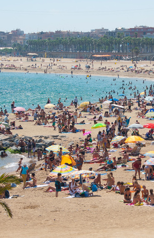 Barcelona beach