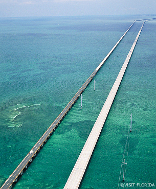 seven mile bridge - getting to the florida keys