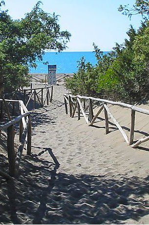 beach at marina di bibbona, etruscan coast, tuscany