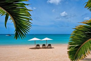 condo with beach view in Providenciales, Turks and Caicos islands