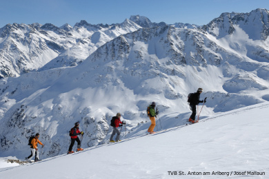 arlberg guided off-piste touring